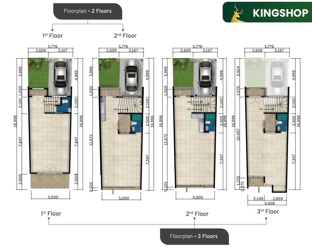 Floor plan for Type 2 Lantai